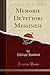 Memorie De'pittori Messinesi (Classic Reprint) by Philipp Hackert