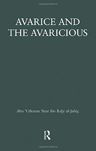 Avarice & The Avaricious (Kegan Paul Arabia Library)