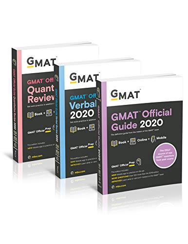 GMAT Official Guide 2020 Bundle: 3 Books + Online Question Bank (Paperback)