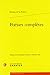 Poesies Completes (Etudes M...