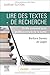 Lire des textes de recherche: Guide convivial pour professionnels de la santé (French Edition)
