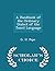 A Handbook of the Ordinary Dialect of the Tamil Language