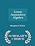 Linear Associative Algebra