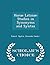 Horae Latinae: Studies in Synonyms and Syntax