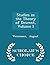 Studies in the Theory of Descent, Volume I - Scholar's Choice Edition