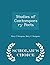 Studies of Contemporary Poets - Scholar's Choice Edition