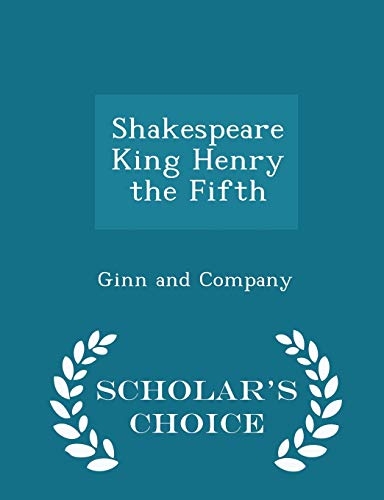 Shakespeare King Henry the Fifth