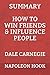 Summary: How to Win Friends...