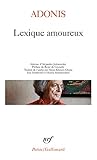 Lexique amoureux