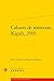 Cahiers de Memoire, Kigali, 2019 (Litterature, Histoire, Politique) (French Edition)