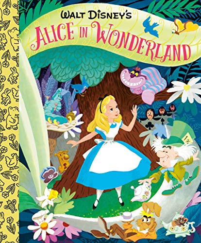 Walt Disney's Alice in Wonderland Little Golden Board Book (Disney Classic) (Little Golden Book)