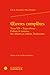 Oeuvres Completes: Textes D...