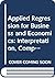 Applied Regression for Business and Economics: Interpretation, Computing, and Graphics