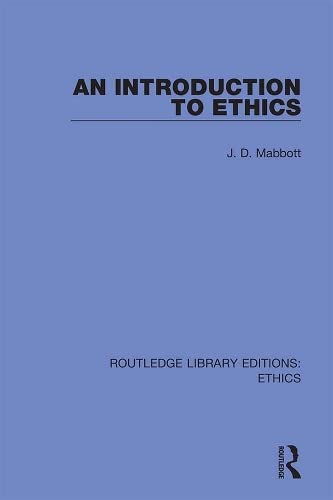 An Introduction to Ethics (Kindle Edition)