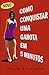 COMO CONQUISTAR UMA GAROTA EM 5 MINUTOS (Portuguese Edition)