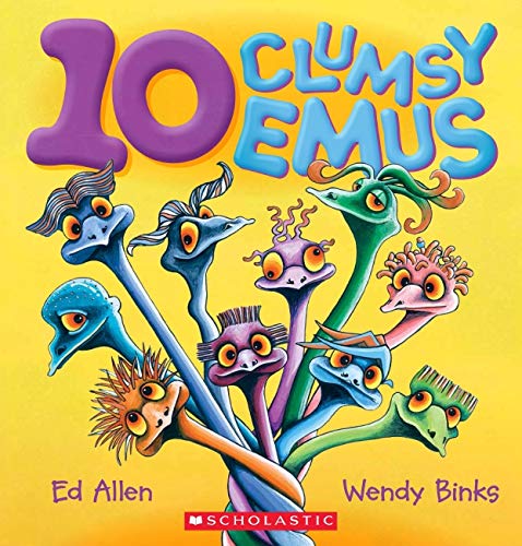 10 Clumsy Emus (Board book)