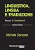 Linguistica, lingua e tradu...
