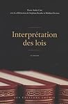 Interprétation des lois