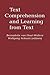 Text Comprehension and Learning