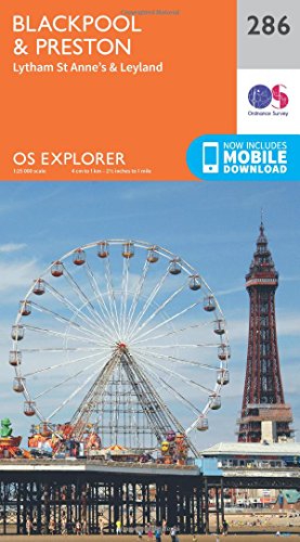 Blackpool & Preston OS Explorer 286 (Paperback)