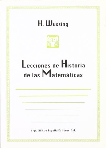 Lecciones de historia de las matemáticas (Paperback)