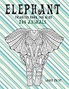 Zoo Animals Coloring Book for Kids - Large Print - Elephant