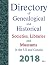 Directory of Genealogical and Historical Societies, Libraries and Museums in the US and Canada, 2018: Volume 2
