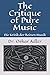 The Critique of Pure Music:...