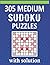 305 Medium Sudoku Puzzles With Solution by Christopher McKee