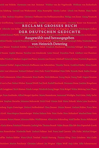 Reclams großes Buch der deutschen Gedichte (Paperback)