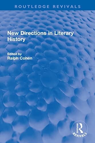 New Directions in Literary History (Routledge Revivals)