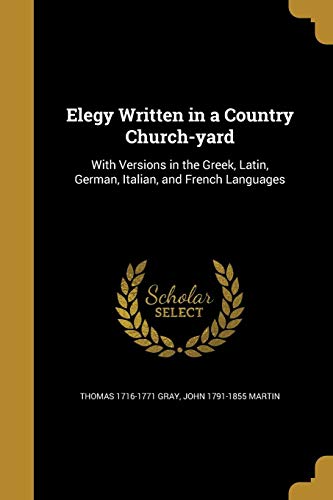 Elegy Written in a Country Church-yard