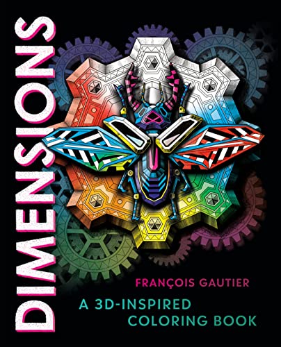 Dimensions: A 3D-Inspired Coloring Book (Paperback)