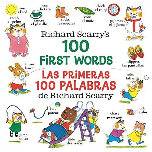 Richard Scarry's 100 First Words/Las primeras 100 palabras de Richard Scarry (Board Book)
