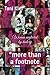 *more than a footnote by Toni Kief *more than a footnote by Toni Kief