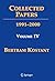 Collected Papers: Volume IV...