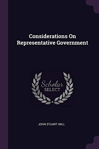 Considerations On Representative Government