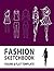Fashion Sketchbook Figure & Flat Template: Easily Sketching and Building Your Fashion Design Portfolio with Large Female Croquis & Drawing Your Fashion Flats with Flat Template (Fashion Flats Drawing)
