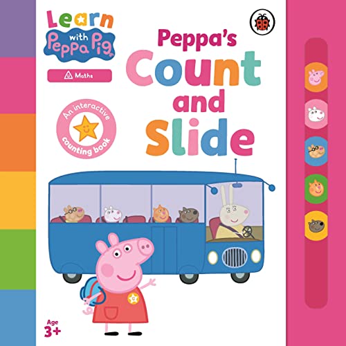 Learn with Peppa: Peppa's Count and Slide (Board Book)