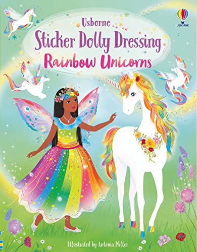 Rainbow Unicorns (Sticker Dolly Dressing)