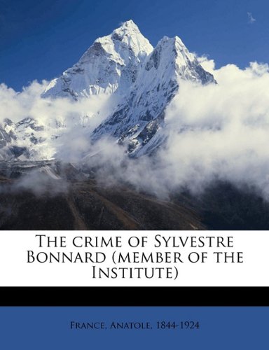 The crime of Sylvestre Bonnard