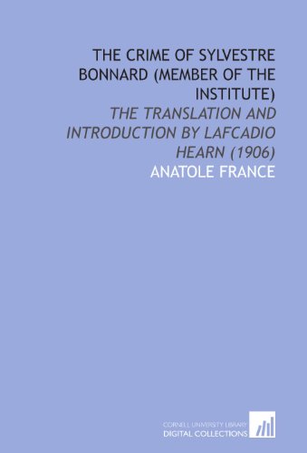 The Crime of Sylvestre Bonnard