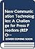 New Communication Technologies: A Challenge for Press Freedom (REPORTS AND PAPERS ON MASS COMMUNICATION)