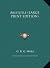 Aristotle (LARGE PRINT EDITION)