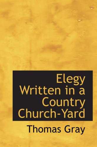 Elegy Written in a Country Church-Yard