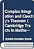 Complex Integration and Cauchy's Theorem (Cambridge Tracts in Mathematics)