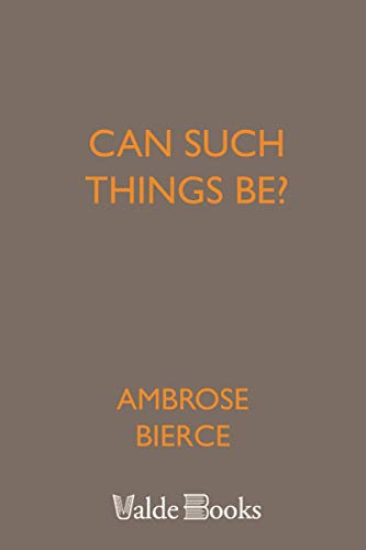 Can Such Things Be?