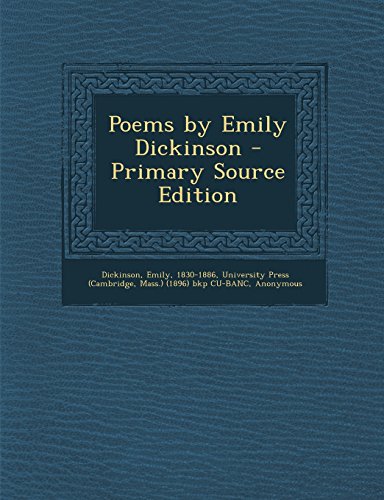 Poems by Emily Dickinson