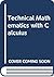 Technical Mathematics with Calculus