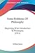 Some Problems Of Philosophy: Beginning Of An Introduction To Philosophy (1911)